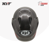 KYT Forza Solid Gun Metal (Abu Abu Tua) Tampak Depan Full