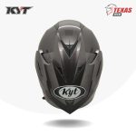 KYT Venom Solid Gun Metal (Abu Abu Tua) Tampak Depan Full