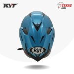 KYT Venom Solid Ice Blue (Biru Langit) Tampak Depan Full