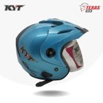 KYT Venom Solid Ice Blue (Biru Langit) Tampak Samping Kanan