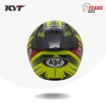 KYT DJ MARU Motif #2 Yellow_Red Fluo (World GP) Tampak Belakang