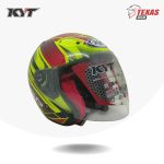 KYT DJ MARU Motif #2 Yellow_Red Fluo (World GP) Tampak Depan Kanan (2)