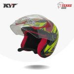 KYT DJ MARU Motif #2 Yellow_Red Fluo (World GP) Tampak Depan Kanan (3)