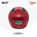 KYT DJ MARU Solid Fire Red (Merah Ferari) Tampak Belakang