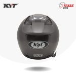 KYT DJ MARU Solid Gun Metal (Abu Tua) Bagian Belakang