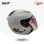 KYT DJ MARU Solid White (Putih) Tampak Samping Kanan (2)