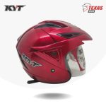 KYT Scorpion King Solid Red Maroon (Merah Hati) Tampak Samping Kanan