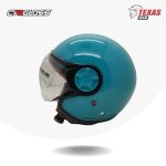 Cargloss YRH Hijab Cyan Blue (Biru Laut) Tampak Samping Kiri